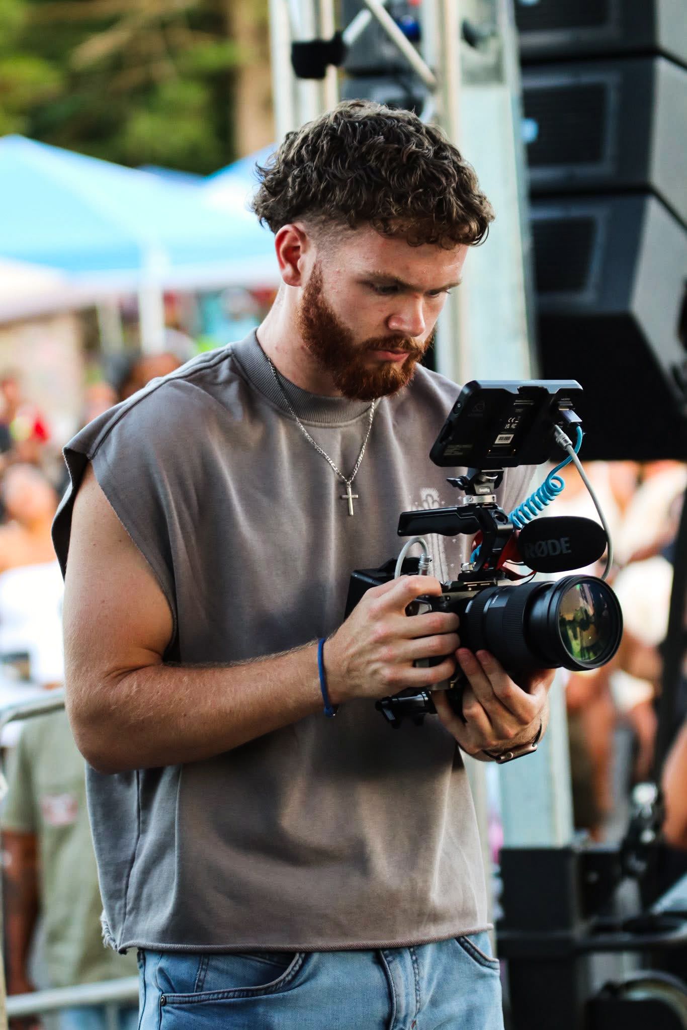 Covenant Media on location during a production